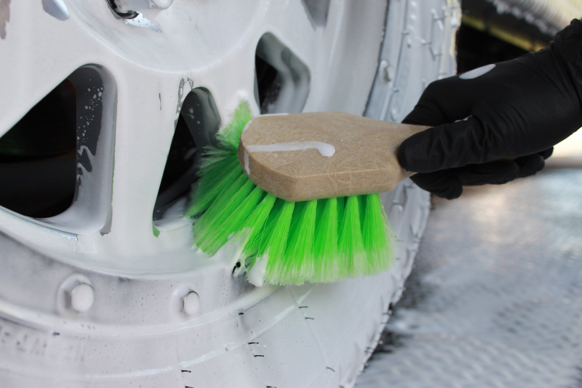 Premium Green Soft Bristle Brush