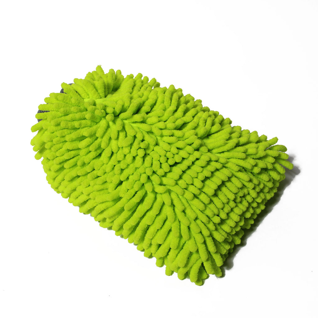 Ultra Green Chenille Wash Mitt
