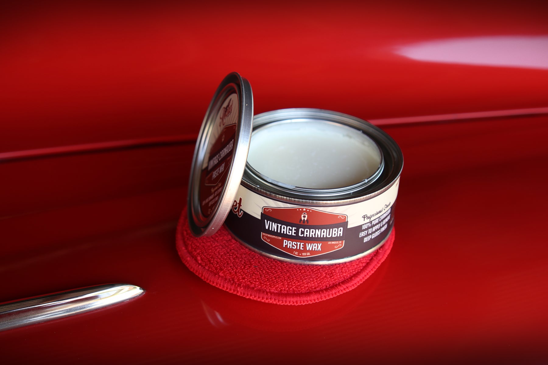 Vintage Carnauba Paste Wax + Applicator